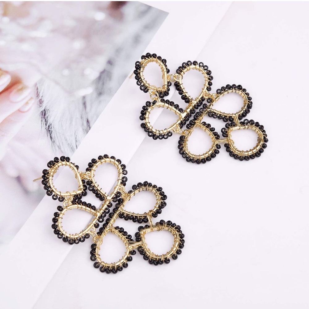 Nicole Miller Statement Earrings